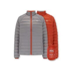 Kurtka puchowa Mac In A Sac. Brązowe kurtki Mac In A Sac, bez wzorów, z puchu, bez kaptura. Za 536.50 zł.