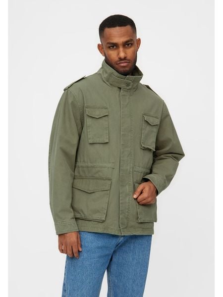 Derbe Kurtka przejściowa w kolorze khaki rozmiar: XL. Brązowe kurtki Derbe, xl, bez wzorów, z bawełny, bez kaptura. Za 371.59 zł.