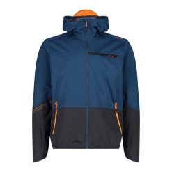 Kurtka softshell męska CMF Zip Hood. Niebieskie kurtki CMP, m, bez wzorów, z softshellu, bez kaptura. Za 359.99 zł.