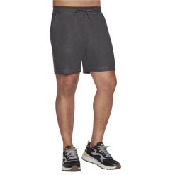 Spodenki sportowe męskie Skech-Knits Ultra GO Lite 7 Inch Short. Szare krótkie spodenki sportowe Skechers, m, bez wzorów, z elastanu. Za 109.99 zł.