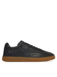 Tommy Hilfiger Sneakersy Lo Lux Cut Out FM0FM05926 Czarny. Czarne buty sportowe casual Tommy Hilfiger, bez wzorów, ze skóry, bez zapięcia. Za 569.99 zł.