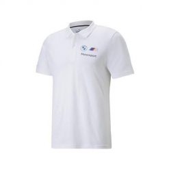 Koszulka sportowa męska Puma Bmw Mms Ess. Białe t-shirty sportowe Puma, bez wzorów, bez ramiączek. Za 129.00 zł.