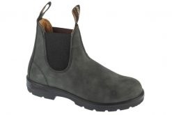 Sztyblety unisex, Chelsea Boots. Czarne sztyblety Blundstone, bez wzorów, z materiału, bez obcasa, bez zapięcia. Za 939.99 zł.