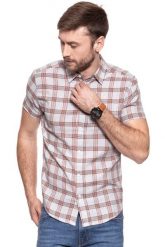 KOSZULA MĘSKA KRÓTKI RĘKAW WRANGLER SS 1PKT GLOW ORANGE W58606E48 112129492. Pomarańczowe koszule Wrangler, l, bez wzorów, bez kołnierzyka, bez ramiączek. Za 119.99 zł.