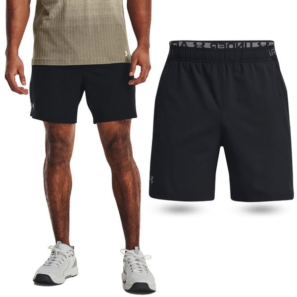 Spodenki fitness męskie UNDER ARMOUR Vanish Woven 6" Shorts Szorty. Brązowe szorty Under Armour, m, bez wzorów, sportowe. Za 109.99 zł.
