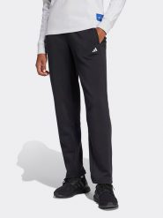 Adidas Spodnie dresowe w kolorze czarnym rozmiar: XL. Czarne spodnie treningowe długie Adidas, xl, bez wzorów, z dresówki. Za 132.05 zł.