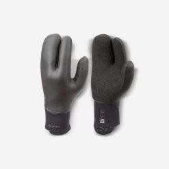 Second Life - Rękawiczki surfingowe Decathlon 900 z neoprenu 5 mm - Stan Dobry. Czarne rękawiczki Decathlon, na zimę, bez wzorów, z materiału. Za 119.99 zł.