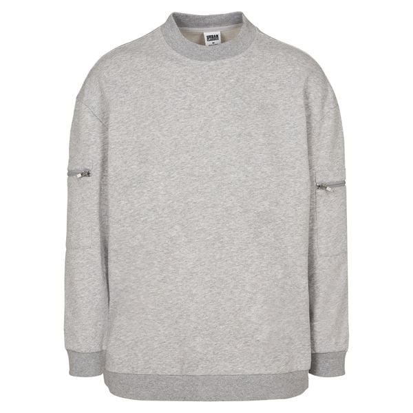 Bluza Urban Classics training terry crew. Szare bluzy Urban Classics, m, bez wzorów, bez kaptura. Za 214.00 zł.