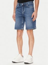 Karl Lagerfeld Jeans Szorty jeansowe A2M10132 Granatowy Regular Fit. Niebieskie szorty Karl Lagerfeld Jeans, m, bez wzorów, z bawełny. Za 249.99 zł.