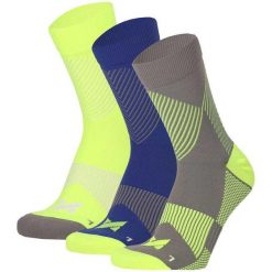 Sportowe skarpetki kompresyjne ćwiartkowe unisex 3 szt. Fioletowe skarpetki sportowe Xtreme, bez wzorów, z poliamidu. Za 151.79 zł.