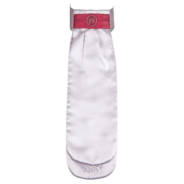 Krawat jeździecki ANKY Contrast. Szare krawaty i muchy ANKY, bez wzorów, z materiału. Za 253.00 zł.