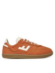 Flamingos Life Sneakersy Burela Slim Pomarańczowy. Brązowe buty sportowe casual Flamingos Life, bez wzorów, ze skóry, bez zapięcia. Za 429.99 zł.