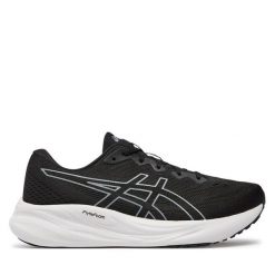 Buty do biegania Asics. Czarne buty do biegania ASICS, bez wzorów, bez zapięcia, do biegania. Za 379.99 zł.