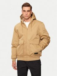 DC Kurtka przejściowa Escalate ADYJK03177 Beżowy Regular Fit. Brązowe kurtki DC, m, bez wzorów, z bawełny, bez kaptura. Za 399.99 zł.