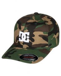 Czapka Flexfit® dla Mężczyzn CAP STAR 2 Zielony. Czarne czapki z daszkiem DC Shoes, bez wzorów, z bawełny. Za 149.99 zł.