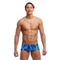 Kąpielówki Funky Trunks Wing Streak - trunki męskie. Niebieskie kąpielówki Funky Trunks, l, bez wzorów, sportowe. Za 159.00 zł.