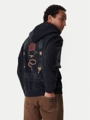 RVCA Bluza Roses Poster EVYSF00135 Czarny Regular Fit. Czarne bluzy RVCA, m, bez wzorów, z bawełny, bez kaptura. Za 249.99 zł.