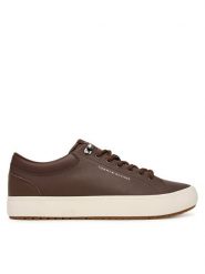 Tommy Hilfiger Sneakersy Harlem Lth Vulc Cleat Winter FM0FM05950 Brązowy. Brązowe buty sportowe casual Tommy Hilfiger, bez wzorów, ze skóry, bez zapięcia. Za 449.99 zł.