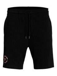 Jack&Jones Szorty sportowe Gordon 12268446 Czarny Regular Fit. Czarne krótkie spodenki sportowe Jack&Jones, l, bez wzorów, z bawełny. Za 89.99 zł.