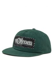 Volcom Czapka z daszkiem V Ent Adj D5512508 Zielony. Zielone czapki z daszkiem Volcom, bez wzorów, z bawełny. Za 99.99 zł.