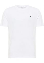 Męski T-Shirt Mustang Style Alex General White 1017989 2045. Białe t-shirty Mustang, m, bez wzorów, bez kołnierzyka, bez ramiączek. Za 79.99 zł.