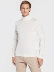 Boss Golf Musso-P 50468262 Beżowy Slim Fit. Brązowe golfy Boss, m, bez wzorów, z bawełny, bez kołnierzyka, bez ramiączek. Za 419.99 zł.