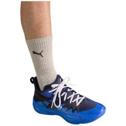 Buty do koszykówki męskie PUMA Genetics. Niebieskie buty do koszykówki Puma, bez zapięcia, do koszykówki. Za 309.99 zł.