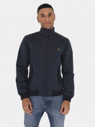 Brave Soul Kurtka bomber MJK-FALCONNAVY Granatowy Straight Fit. Niebieskie kurtki Brave Soul, l, bez wzorów, z syntetyku, bez kaptura. Za 129.99 zł.