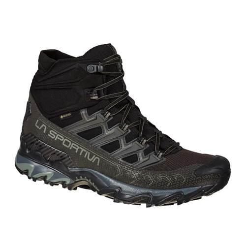 Buty trekkingowe męskie La Sportiva La Ultra Raptor Ii Mid Gtx. Czarne buty trekkingowe La Sportiva, bez wzorów, z materiału, za kostkę, bez zapięcia. Za 1,021.00 zł.