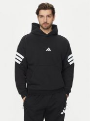 Adidas Bluza Future Icons 3-Stripes JD4838 Czarny Regular Fit. Czarne bluzy Adidas, l, bez wzorów, z bawełny, bez kaptura. Za 229.99 zł.