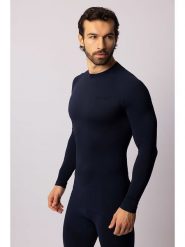 Spaio Koszulka termiczna "Play" w kolorze granatowym rozmiar: S. Niebieskie t-shirty sportowe Spaio, bez wzorów, bez ramiączek, outdoorowe. Za 218.95 zł.