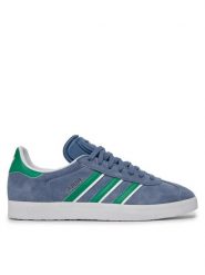 Adidas Sneakersy Gazelle IG6196 Szary. Szare buty sportowe casual Adidas, bez wzorów, ze skóry, bez zapięcia. Za 329.99 zł.