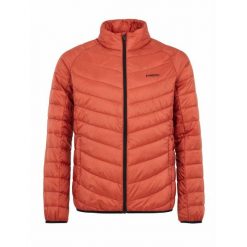 Kurtka puchowa Protest PRTSHAFFER Outdoor. Brązowe kurtki Protest, na zimę, bez wzorów, z puchu, bez kaptura. Za 425.50 zł.