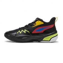 Buty koszykarskie męskie Puma Genetics. Czarne buty do koszykówki Puma, bez zapięcia, do koszykówki. Za 249.99 zł.