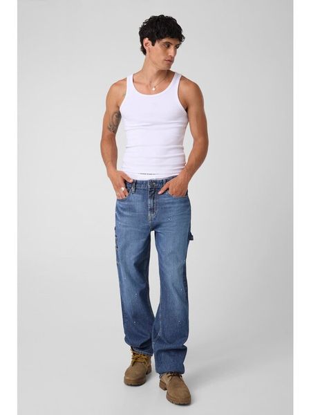 Guess Jeans Jeansy M6YAB3 D2255 Niebieski Relaxed Fit. Niebieskie jeansy Guess Jeans, m. Za 569.99 zł.