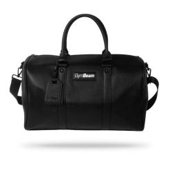 Torba na siłownię ze skóry PU 43 l czarna Urban Duffle. Czarne torby na ramię GYMBEAM, bez wzorów, z poliesteru, na ramię, duże, bez dodatków. Za 212.90 zł.