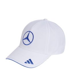 Czapka MERCEDES-AMG PETRONAS FORMULA 1 TEAM KIMI ANTONELLI. Białe czapki z daszkiem Adidas, bez wzorów, z materiału. Za 239.00 zł.