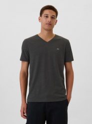 GAP Koszulka w kolorze antracytowym rozmiar: XL. Czarne bezrękawniki GAP, xl, bez wzorów, z bawełny, bez kołnierzyka, bez ramiączek. Za 48.95 zł.