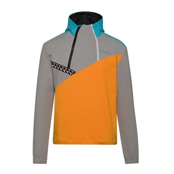Bluza męska DIADORA HD LIGHTWEIGHT SWEAT BE ONE. Szare bluzy Diadora, m, bez wzorów, bez kaptura. Za 109.99 zł.