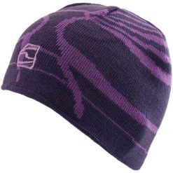 Zimowy Kapelusz Loaf 58 - Elegancki i Wygodny. Fioletowe kapelusze ZIKKO, bez wzorów, eleganckie. Za 119.99 zł.