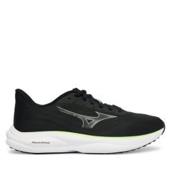 Buty do biegania Mizuno. Czarne buty do biegania Mizuno, bez wzorów, bez zapięcia, do biegania. Za 429.99 zł.