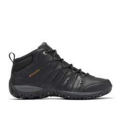 Columbia Buty Woodburn Ii 2105171010. Czarne buty turystyczne Columbia, bez wzorów, bez zapięcia, trekkingowe, omni-heat (columbia). Za 408.99 zł.