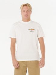 Rip Curl Koszulka "Surf Revival Decal" w kolorze białym rozmiar: XXL. Białe bezrękawniki Rip Curl, xxl, bez wzorów, z bawełny, bez kołnierzyka, bez ramiączek. Za 57.06 zł.