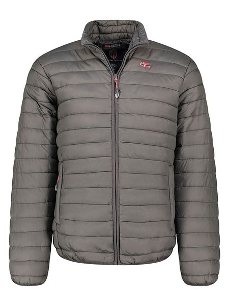 Geographical Norway Kurtka pikowana "Amigo" w kolorze ciemnoszarym rozmiar: 3XL. Szare kurtki Geographical Norway, xl, z aplikacjami, bez kaptura. Za 118.01 zł.