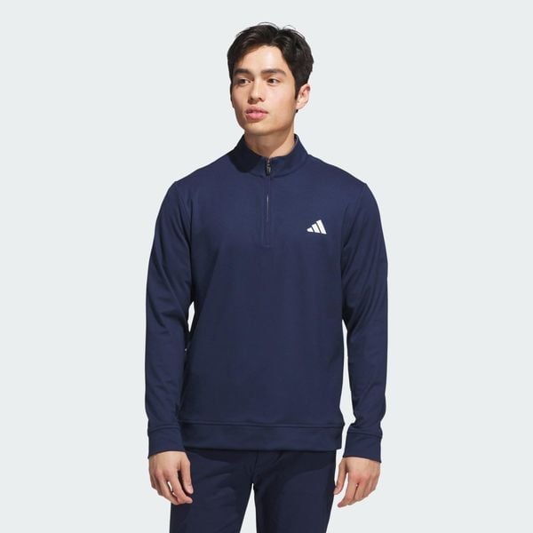 Bluza ULTIMATE365 CLASSIC QUARTER-ZIP. Niebieskie bluzy bez kaptura Adidas, l, bez wzorów, z elastanu, bez kaptura. Za 399.00 zł.