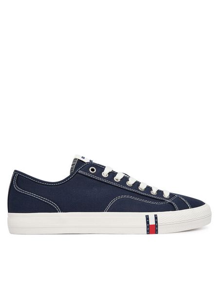 Tommy Jeans Sneakersy Archive Vulc Y2K EM0EM01674 Granatowy. Niebieskie buty sportowe casual Tommy Jeans, bez wzorów, z jeansu, bez zapięcia. Za 179.99 zł.