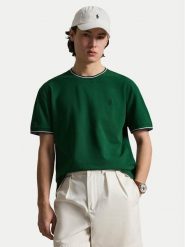 Polo Ralph Lauren T-Shirt 710963492502 Zielony Regular Fit. Zielone koszulki polo Polo Ralph Lauren, m, bez wzorów, z bawełny, bez kołnierzyka, bez ramiączek. Za 419.99 zł.