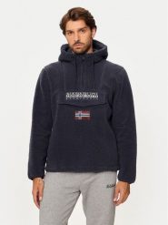 Napapijri Polar T-Burgee NP0A4I5D Granatowy Regular Fit. Niebieskie bluzy z polaru Napapijri, l, bez wzorów, z polaru, bez kaptura. Za 749.99 zł.