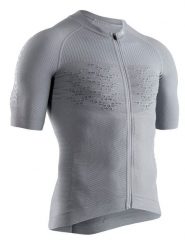 X-Bionic Koszulka kolarska w kolorze szarym rozmiar: S. Szare t-shirty sportowe X BIONIC, bez wzorów, z materiału, bez ramiączek, rowerowe. Za 369.99 zł.