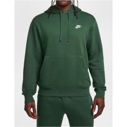 Bluza męska Nike Sportswear Club Fleece Hoodie. Zielone bluzy Nike, m, bez wzorów, bez kaptura. Za 259.99 zł.